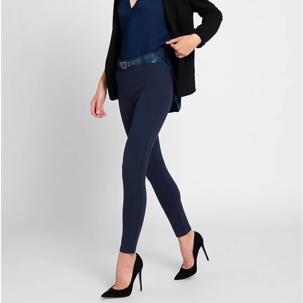 Betabrand Navy Skinny Pants